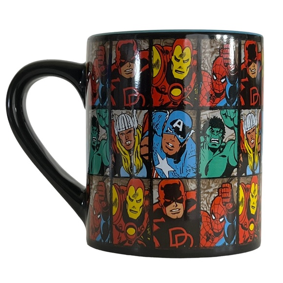 Marvel Avengers Coffee Mug Captain America Iron Man Thor Hulk Ceramic Tea Cup - Picture 9 of 9